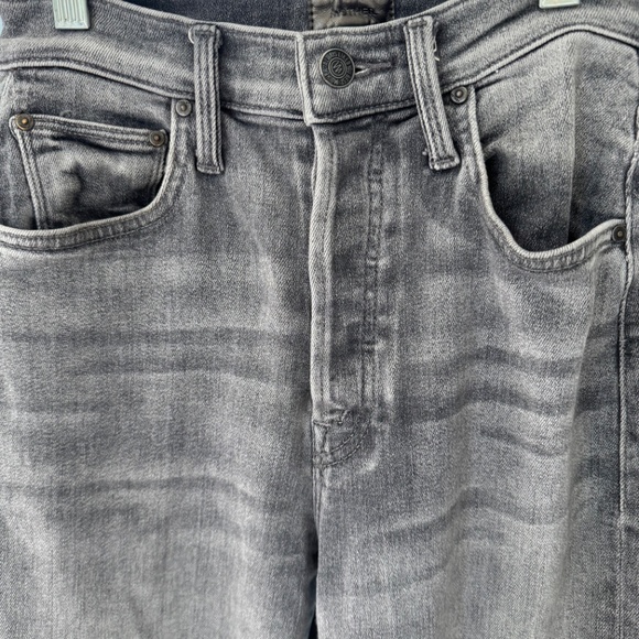 Mother Denim The Rambler Ankle Jeans - Bars & Phrases (Grey) - Picture 8 of 12
